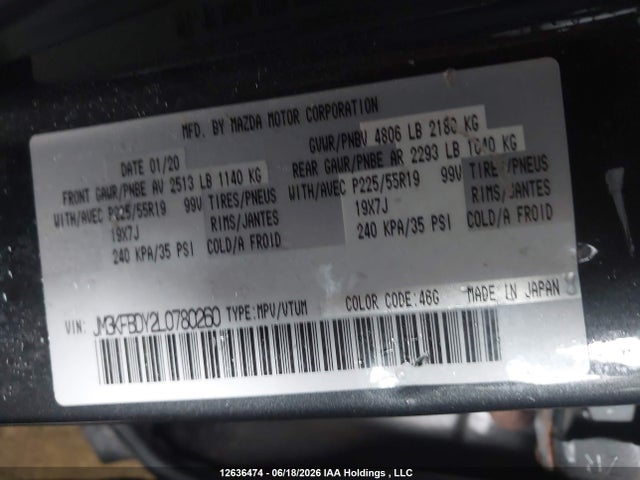 Mazda CX-5 GT 2020 JM3KFBDY2L0780260 Image 9