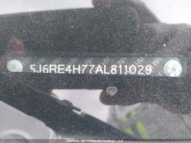 Продажа на аукционе авто 2010 Honda Cr-v Exl, vin: 5J6RE4H77AL811029, номер лота: 12636514