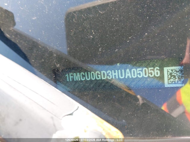 Продажа на аукционе авто 2017 Ford Escape Se, vin: 1FMCU0GD3HUA05056, номер лота: 12636520