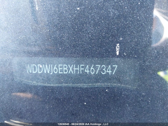 Продажа на аукционе авто 2017 Mercedes-benz C-class, vin: WDDWJ6EBXHF467347, номер лота: 12636540