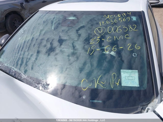 12636569 :رقم المزاد ، 2HGFE4F82SH006382 vin ، 2025 Honda Civic Sport Hybrid/sport Touring Hybrid مزاد بيع