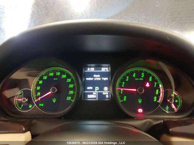 12636570 :رقم المزاد ، ZAM45VLA9D0073244 vin ، 2013 Maserati Granturismo S/sport/mc مزاد بيع