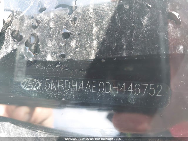12612520 :رقم المزاد ، 5NPDH4AE0DH446752 vin ، 2013 Hyundai Elantra Gl مزاد بيع