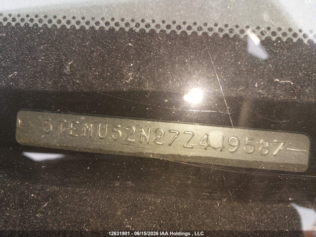 12631901 :رقم المزاد ، 5TEMU52N27Z449587 vin ، 2007 Toyota Tacoma Base V6 مزاد بيع