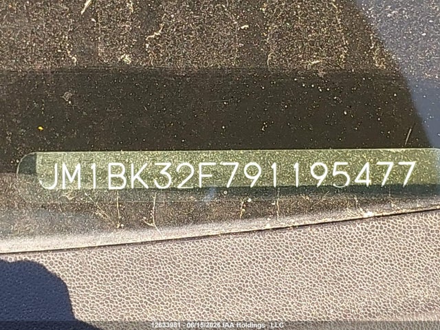 Aukcja sprzedaży 2009 Mazda Mazda3 Gs/gx, vin: JM1BK32F791195477, numer aukcji: 12633981