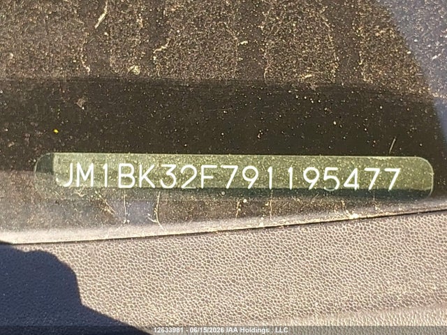 Aukcja sprzedaży 2009 Mazda Mazda3 Gs/gx, vin: JM1BK32F791195477, numer aukcji: 12633981