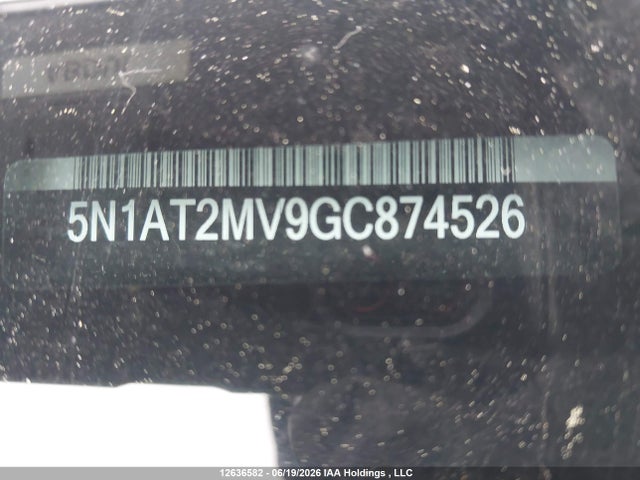 12636582 :رقم المزاد ، 5N1AT2MV9GC874526 vin ، 2016 Nissan Rogue S/sl Premium/sv مزاد بيع