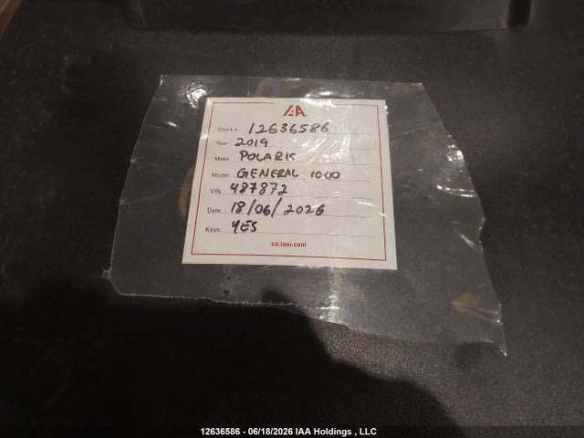 Polaris General 1000 Eps Ride Command Edition 2019 3NSRGK992KH487872 Image 14