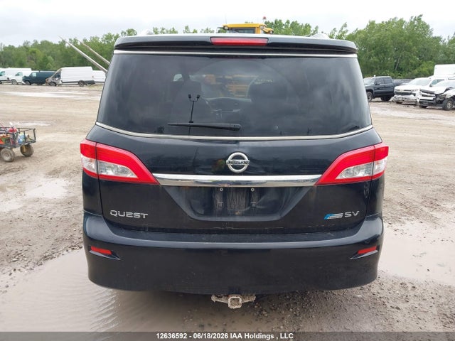 12636592 :رقم المزاد ، JN8AE2KP2C9033307 vin ، 2012 Nissan Quest S/sv/sl/le مزاد بيع