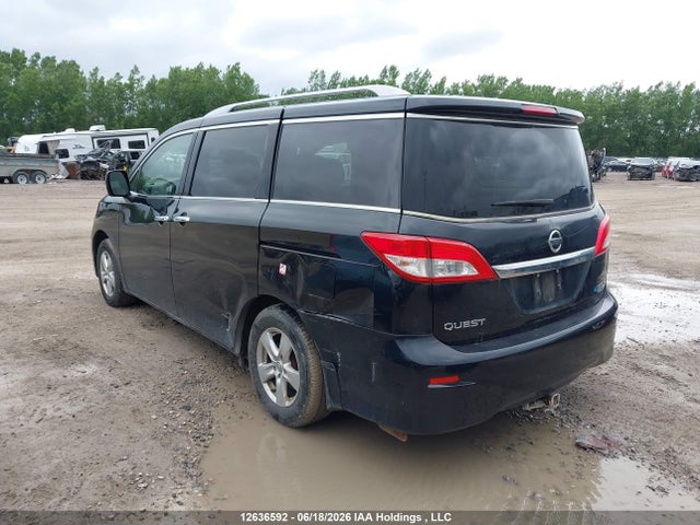 12636592 :رقم المزاد ، JN8AE2KP2C9033307 vin ، 2012 Nissan Quest S/sv/sl/le مزاد بيع