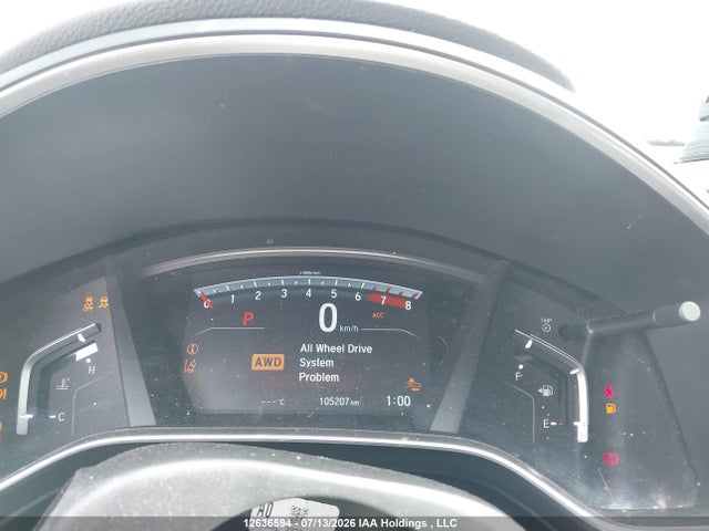 2019 Honda Cr-v Touring მანქანა იყიდება აუქციონზე, vin: 2HKRW2H97KH117973, აუქციონის ნომერი: 12636594