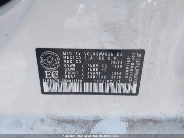 Volkswagen Jetta Highline 2024 3VWGM7BU3RM011500 Image 9