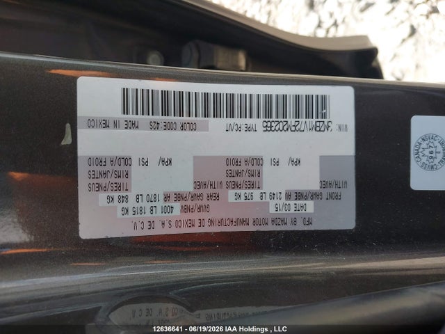 Mazda Mazda3 Gs 2015 3MZBM1V72FM202365 Image 19