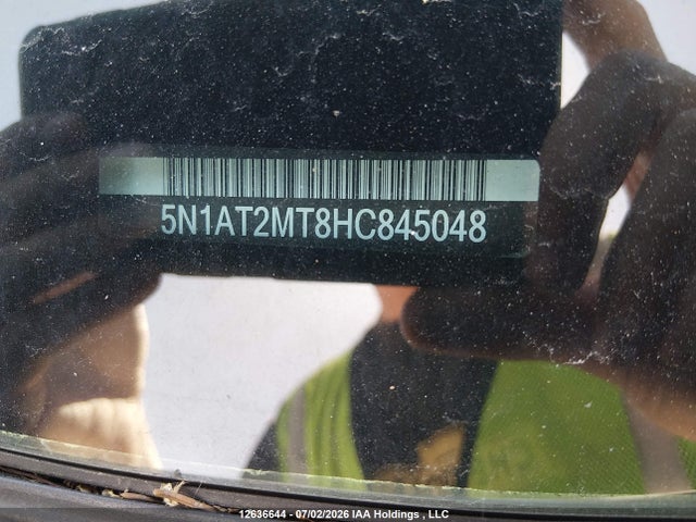 Aukcja sprzedaży 2017 Nissan Rogue S/sl, vin: 5N1AT2MT8HC845048, numer aukcji: 12636644