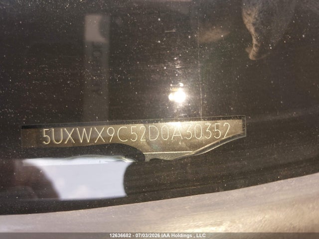 Продажа на аукционе авто 2013 Bmw X3 Xdrive28i, vin: 5UXWX9C52D0A30352, номер лота: 12636682