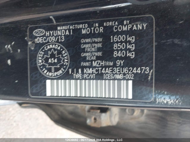 Hyundai ACCENT GL 2014 KMHCT4AE3EU624473 Image 18