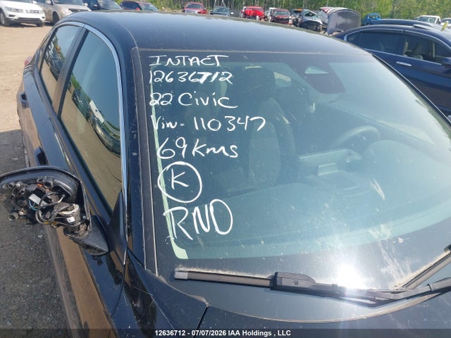 Продажа на аукционе авто 2022 Honda Civic Lx, vin: 2HGFE2F2XNH110347, номер лота: 12636712