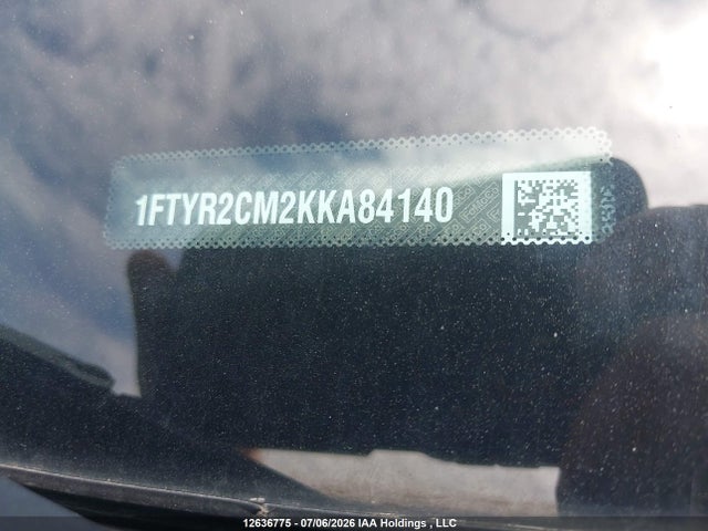 Продажа на аукционе авто 2019 Ford Transit T-250, vin: 1FTYR2CM2KKA84140, номер лота: 12636775