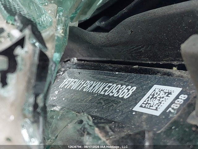 2022 Ford F150 Police Responder მანქანა იყიდება აუქციონზე, vin: 1FTFW1P8XNKE09368, აუქციონის ნომერი: 12636794