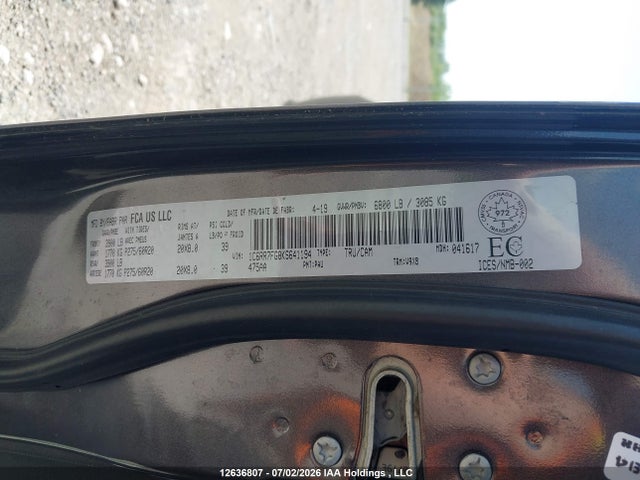 Dodge RAM 1500 2019 1C6RR7FG8KS641194 Image 9