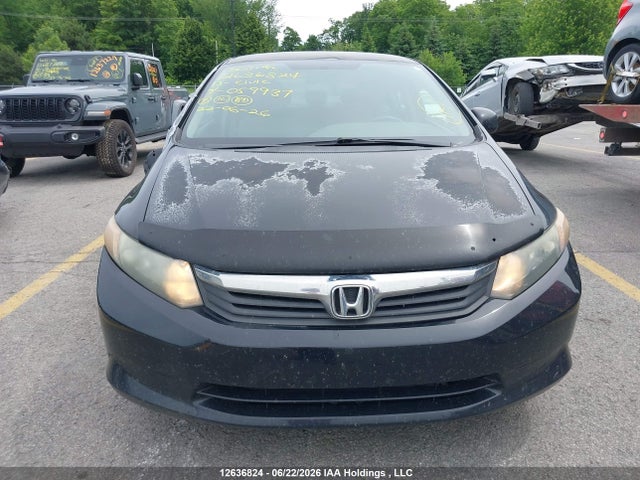 Aukcja sprzedaży 2012 Honda Civic Lx, vin: 2HGFB2F46CH059937, numer aukcji: 12636824