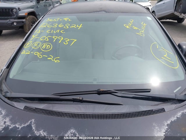 Aukcja sprzedaży 2012 Honda Civic Lx, vin: 2HGFB2F46CH059937, numer aukcji: 12636824