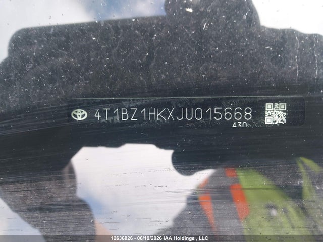 2018 Toyota Camry Xse V6 მანქანა იყიდება აუქციონზე, vin: 4T1BZ1HKXJU015668, აუქციონის ნომერი: 12636826