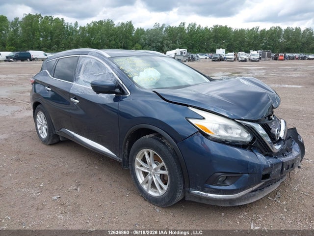 2016 Nissan Murano S/sl/sv/platinum მანქანა იყიდება აუქციონზე, vin: 5N1AZ2MH9GN101696, აუქციონის ნომერი: 12636860