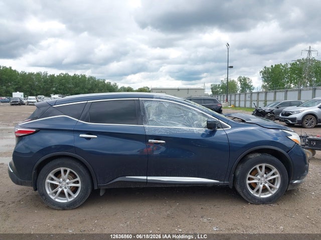 2016 Nissan Murano S/sl/sv/platinum მანქანა იყიდება აუქციონზე, vin: 5N1AZ2MH9GN101696, აუქციონის ნომერი: 12636860