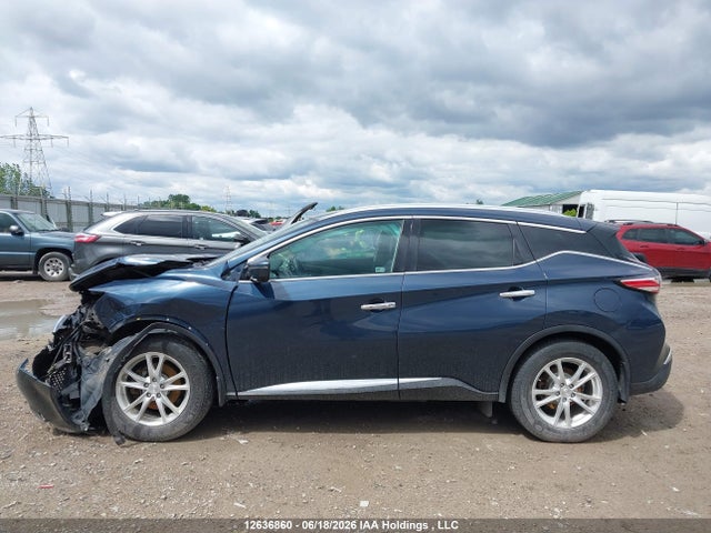 2016 Nissan Murano S/sl/sv/platinum მანქანა იყიდება აუქციონზე, vin: 5N1AZ2MH9GN101696, აუქციონის ნომერი: 12636860