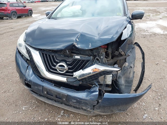 2016 Nissan Murano S/sl/sv/platinum მანქანა იყიდება აუქციონზე, vin: 5N1AZ2MH9GN101696, აუქციონის ნომერი: 12636860