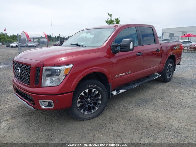 Aukcja sprzedaży 2018 Nissan Titan Platinum/pro-4x/s/sl Midnight Edition/sv/sv Midnight Edition, vin: 1N6AA1E5XJN533695, numer aukcji: 12634914