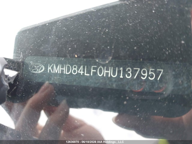 12636870 :رقم المزاد ، KMHD84LF0HU137957 vin ، 2017 Hyundai Elantra Gl مزاد بيع