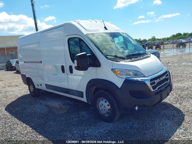 2023 Ram Promaster 2500 High Roof 159 In. Wb მანქანა იყიდება აუქციონზე, vin: 3C6LRVDG7PE528070, აუქციონის ნომერი: 12636901
