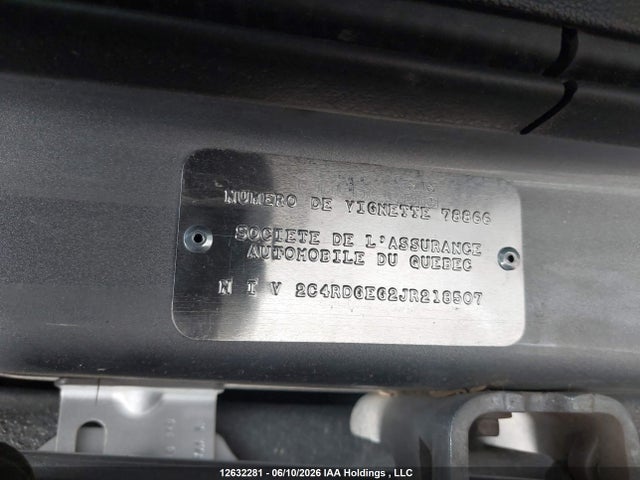 Dodge Grand Caravan Gt 2018 2C4RDGEG2JR218507 Image 9