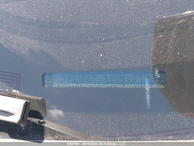12627661 :رقم المزاد ، 2T3ZF4DV9AW047396 vin ، 2010 Toyota Rav4 مزاد بيع