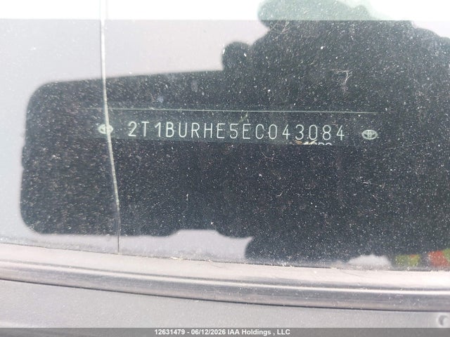 2T1BURHE5EC043084 Toyota Corolla S