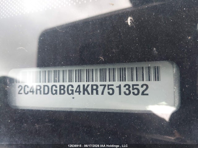 Dodge Grand Caravan Se 2019 2C4RDGBG4KR751352 Image 19