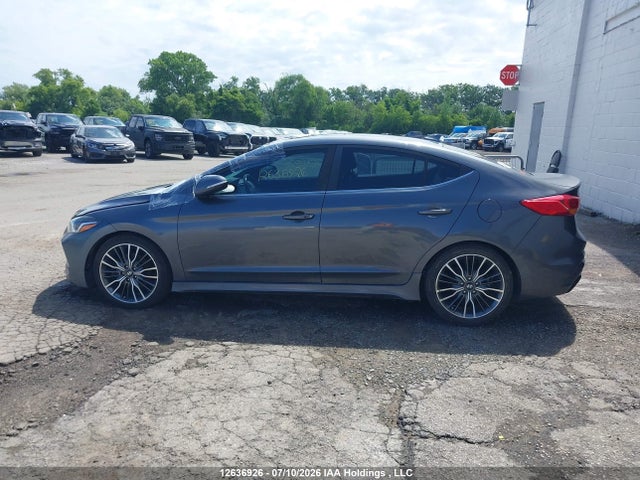 Продажа на аукционе авто 2018 Hyundai Elantra Sport, vin: KMHD04LB9JU687216, номер лота: 12636926