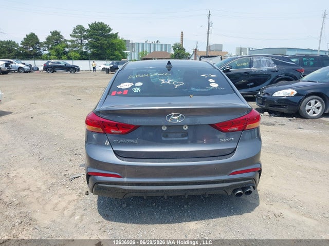 Продажа на аукционе авто 2018 Hyundai Elantra Sport, vin: KMHD04LB9JU687216, номер лота: 12636926