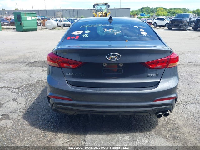 Продажа на аукционе авто 2018 Hyundai Elantra Sport, vin: KMHD04LB9JU687216, номер лота: 12636926