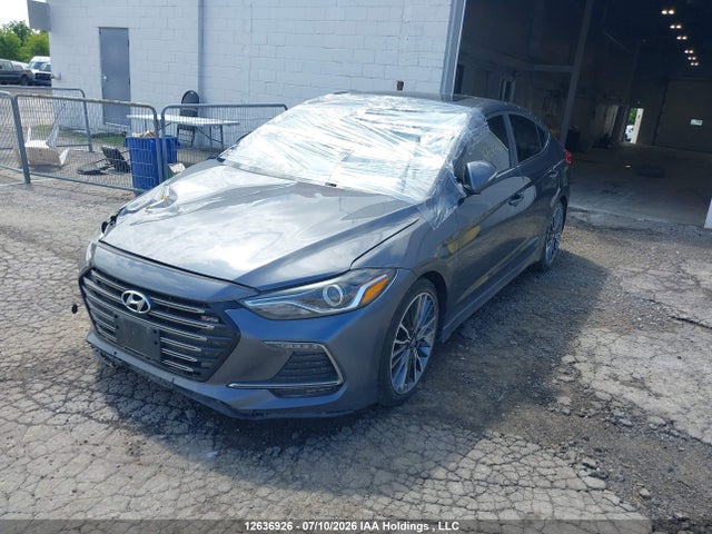Продажа на аукционе авто 2018 Hyundai Elantra Sport, vin: KMHD04LB9JU687216, номер лота: 12636926