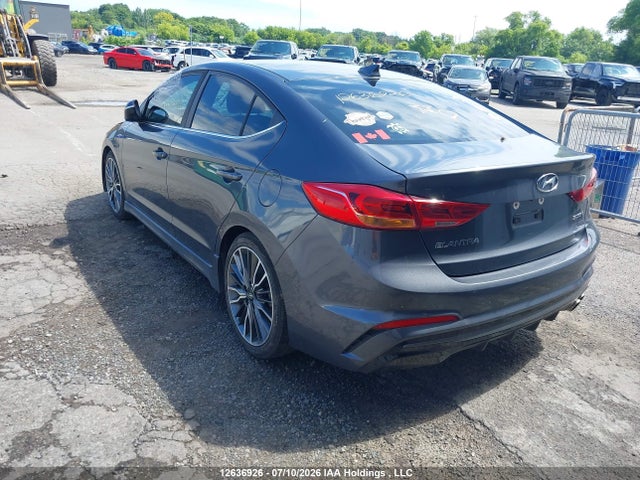 Продажа на аукционе авто 2018 Hyundai Elantra Sport, vin: KMHD04LB9JU687216, номер лота: 12636926