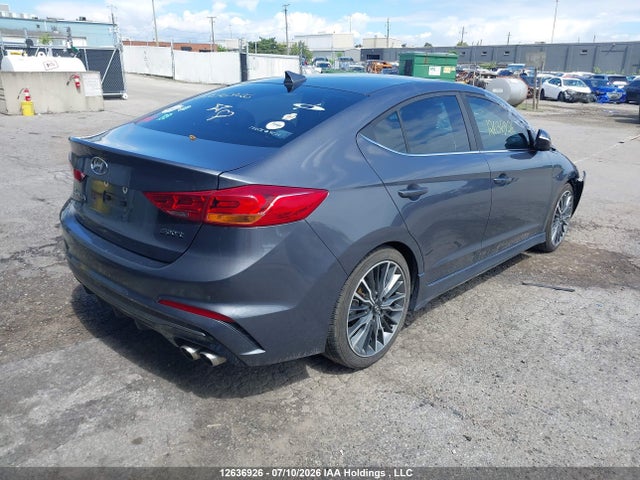 Продажа на аукционе авто 2018 Hyundai Elantra Sport, vin: KMHD04LB9JU687216, номер лота: 12636926