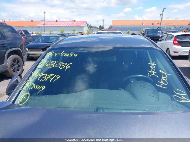 12636936 :رقم المزاد ، KMHD84LF2JU493719 vin ، 2018 Hyundai Elantra Gl مزاد بيع