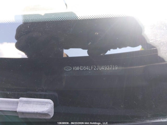 12636936 :رقم المزاد ، KMHD84LF2JU493719 vin ، 2018 Hyundai Elantra Gl مزاد بيع