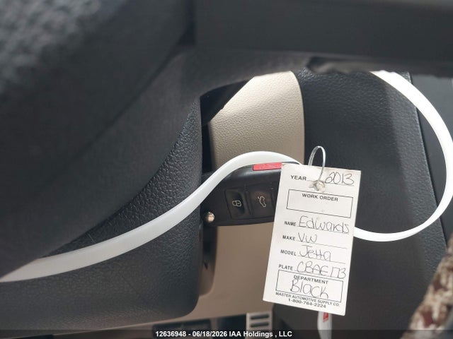 Aukcja sprzedaży 2013 Volkswagen Jetta 2.5l Comfortline/2.5l Sportline, vin: 3VWDX7AJ1DM241899, numer aukcji: 12636948
