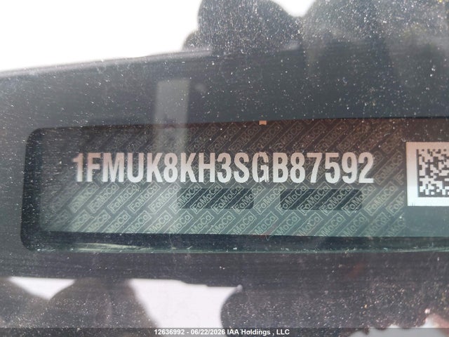 Продажа на аукционе авто 2025 Ford Explorer St-line, vin: 1FMUK8KH3SGB87592, номер лота: 12636992