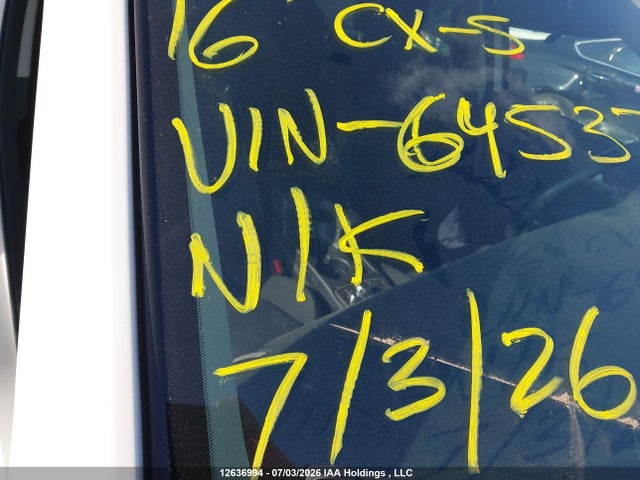 Aukcja sprzedaży 2016 Mazda Cx-5 Gs, vin: JM3KE4CY6G0645370, numer aukcji: 12636994