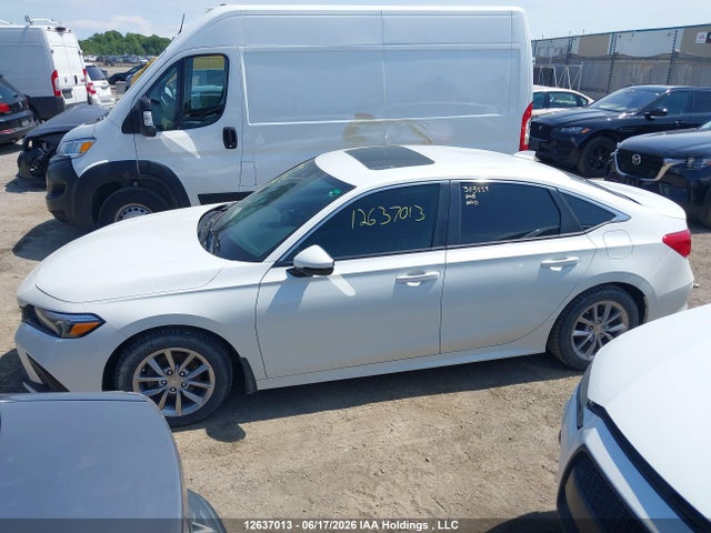 12637013 :رقم المزاد ، 2HGFE2F30NH127795 vin ، 2022 Honda Civic Ex 4dr مزاد بيع